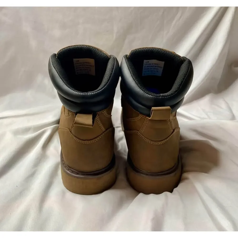 Nevados Men’s Brown Steel Toe Work Boots Size 12
